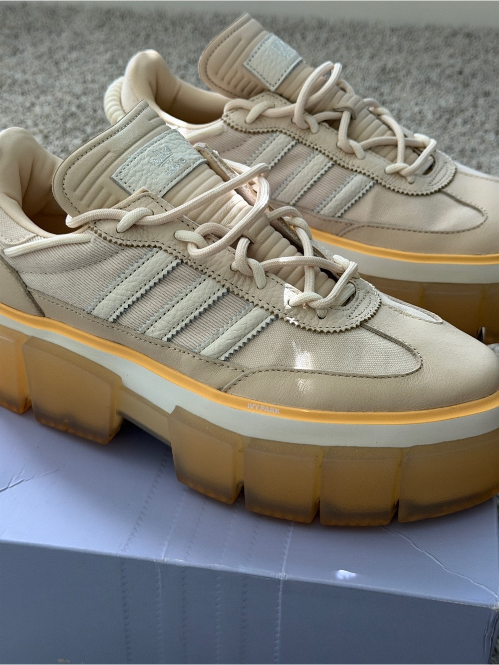 adidas IVY PARK Beige Platform Sneakers